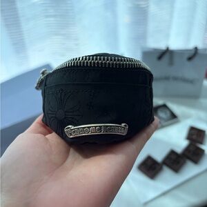 Chrome Hearts Black Mini Pouch